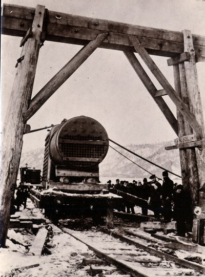 Yard no. 647, Baikal. Chaudière cylindrique pour le ferry brise-glace Baikal, 1896 - English Photographer